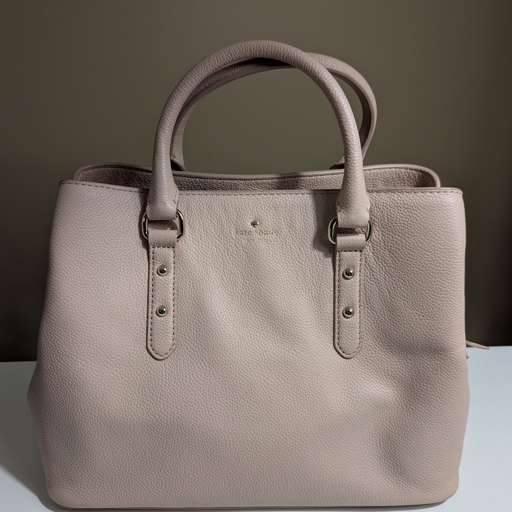 Kate Spade Pink Leather Tote Bag